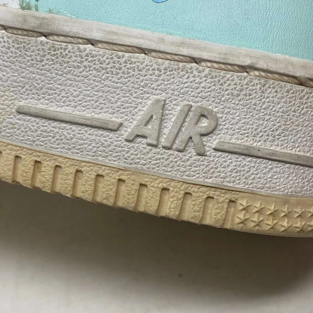 Nike Air Force 1 Low Teal White Cream Pink Blessed DV7762-300 Kids 5.5Y Womens 7